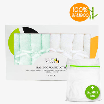 Baby Washcloths - Jumpy Moo's - Baby Essentials